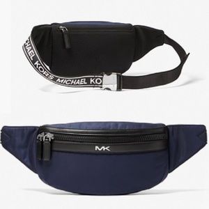 Michael Kors Kent Logo Tape Nylon Belt Bag